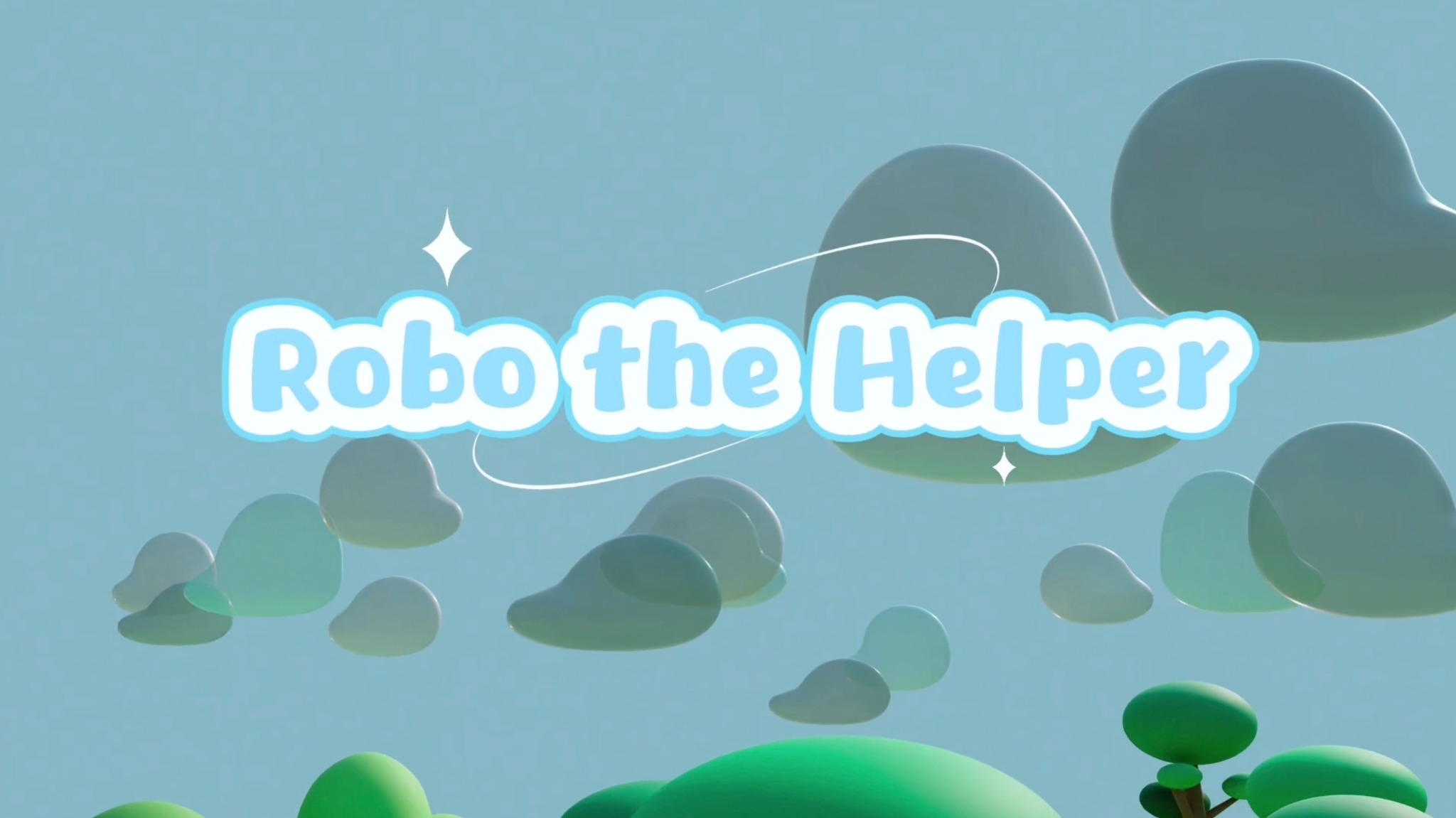 Final still from Robo the Helper before playing the video